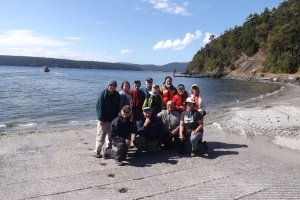 American Hiking Society Volunteers back at Odlin Park, Lopez Island